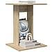 Tavolo laterale Rovere Sonoma 45 x 40 x 62,5 cm - Foto miniatura 3
