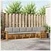 Set divani con cuscino 6 pcs Grigio Naturale e Chiaro - Foto miniatura 2