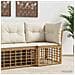 Modulo Divano Angolare da Esterno Naturale polyrattan - Foto miniatura 2