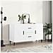 Credenza Bianca 100x36x60 cm in Legno Multistrato - Foto miniatura 2