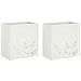 Vaso da giardino 2 pz Bianco 50 x 30 x 49 cm - Foto miniatura 1