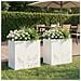 Vaso da giardino 2 pz Bianco 50 x 30 x 49 cm - Foto miniatura 2