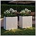 Vaso da giardino 2 pz Bianco 50 x 30 x 49 cm - Foto miniatura 3