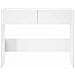 Consolle Bianco 96,5 x 38 x 75 cm Legno multistrato - Foto miniatura 4