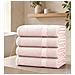 Set 4 Teli Bagno 100x150 cm - Morbidezza, Eleganza e Qualità - Veiled Rose /Rosa - Foto miniatura 1