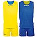 Kit Double - Completino Da Basket Reversibile Di Maglia Smanicata E Pantaloncino Di Colore Giallo / azzurro Taglia Xl - Foto miniatura 1