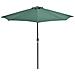 Ombrellone da Balcone Palo in Alluminio Verde 270x135 cm - Foto miniatura 2