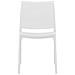 Sedia Giardino Maya Impilabile in Polipropilene - Sedia Bistrot Bar Idrorepellente E Resistente Ai Raggi UV - Sedia Outdoor Plastica Bianco - Foto miniatura 2