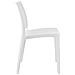 Sedia Giardino Maya Impilabile in Polipropilene - Sedia Bistrot Bar Idrorepellente E Resistente Ai Raggi UV - Sedia Outdoor Plastica Bianco - Foto miniatura 3