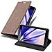 Custodia Compatibile Con Nokia Lumia 950 Xl In Bruno Caffè - Coperchio Protettiva Con Chiusura Magnetica, Funzione Stand E Tasca Per Le Carte - Foto miniatura 1