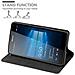 Custodia Compatibile Con Nokia Lumia 950 Xl In Bruno Caffè - Coperchio Protettiva Con Chiusura Magnetica, Funzione Stand E Tasca Per Le Carte - Foto miniatura 7