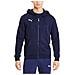 Pumhb Puma Teamgoal 23 Casuals Con Cappuccio Jac, Felpa Uomo, Peacoat, M - Foto miniatura 5