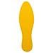 Sticker Segnaletici Adesivi Di Sicurezza - Impronta 280x84 Mm Giallo Conf. 10 Pezzi - 197804 - Foto miniatura 1