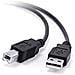 Cavo Usb 2.0 Usb-a / Usb-b - Maschio / Maschio - Nero - 1.8 M - Clip - Foto miniatura 1