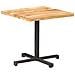 Tavolino Da Bistrot Quadrato 80x80x75 Cm Legno Di Mango Grezzo - Foto miniatura 1