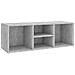 Panca Porta Scarpe Grigio Cemento 105x35x35cm Legno Multistrato - Foto miniatura 1