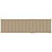 Cuscino per Lettino Prendisole Beige 200x50x4 cm in Tessuto - Foto miniatura 2