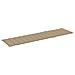 Cuscino per Lettino Prendisole Beige 200x50x4 cm in Tessuto - Foto miniatura 3