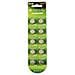 Batteria a Bottone Alcalina AG13 LR44 A76 GP76A 357 (set 10 pz) (IBT-KLR44) , Alcalino, Button / coin, LR44, Argento, Blister - Foto miniatura 1
