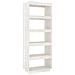 Libreria / divisorio Bianco 60x35x167cm In Legno Massello Di Pino - Foto miniatura 2