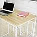Set 5 Pezzi Tavolo Con 4 Sgabelli Mobile Bar Per Casa Stile Industriale L100*p60*a96cm Bianco Ogt15-wn - Foto miniatura 3