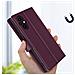 Custodia In Similpelle Oppo Reno8 Lite 5g Con Scomparti Portacarte Prugna - Foto miniatura 2