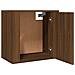 Comodini A Muro 2 Pz Rovere Marrone 50x30x47 Cm - Foto miniatura 7
