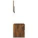 Set Mobili Da Bagno 2 Pz Rovere Fumo In Legno Multistrato - Foto miniatura 10