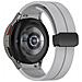 Cinturino In Silicone 20 Mm Per Samsung Galaxy Watch 5/4 Lightgrey - Foto miniatura 4