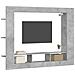 Mobile Porta Tv Grigio Cemento 152x22x113 Cm Legno Multistrato - Foto miniatura 3