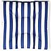 Cuscino Per Pallet Strisce Bianche E Blu 70x70x12 Cm In Tessuto - Foto miniatura 2