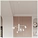 Lampada A Soffitto Lemmi 6l Bianco Sl. 1228 - Moderno Lampade Da Soffitto Bianco 20x135x24 Cm - Foto miniatura 1