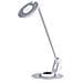 Lampada Da Scrivania A Led Corvus Con Dimmer Metallo Bianco /argento - Foto miniatura 6