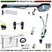 Kit Automazione Motore 220/24 V Da Soffitto Per Porta Basculante 70 Kg Faro Antenna Selettore Binario Alluminio Catena - Foto miniatura 1