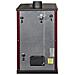 Stufa A Legna Con Forno 27,6kw Termostufa Boiler 38lt Elsa Rossa - Foto miniatura 4