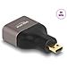 Adattatore Hdmi Micro-d Maschio A A Femmina 8k 60 Hz Grigio Metallo - Foto miniatura 1