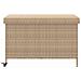 Contenitore da Giardino con Ruote Beige Misto Polyrattan - Foto miniatura 7