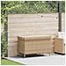 Contenitore da Giardino con Ruote Beige Misto Polyrattan - Foto miniatura 9