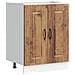 Mobile Base Lavello Kalmar Legno Vecchio 60x46x81,5 Cm - Foto miniatura 2