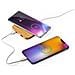 Caricabatterie Wireless Nature Bamboo Con Ricarica Rapida Da 10 W. 2 Uscite Usb 9x0,9x9 Cm. Colore Del Legno - Foto miniatura 2