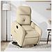 Poltrona Alzapersona Reclinabile Crema In Tessuto - Foto miniatura 8