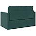 Divano Letto a Terra 2-in-1 Verde Scuro 124x204x61 cm Velluto - Foto miniatura 8