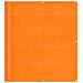 Paravento da Balcone Arancione 120x800cm 100% Poliestere Oxford - Foto miniatura 1