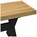 Panca Pranzo NOAIN Gambe a Forma X 180x40x45 cm Legno Massello - Foto miniatura 6
