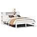 Letto Libreria senza Materasso Bianco 140x200 cm Legno di Pino - Foto miniatura 1