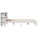 Letto Libreria senza Materasso Bianco 140x200 cm Legno di Pino - Foto miniatura 7