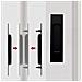 Maniglia A Incasso Per Porta Scorrevole Quadrata In Acciaio Inox, Set Completo Per Porte Scorrevoli Silver - Foto miniatura 2