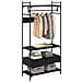 Guardaroba Rovere nero 89 x 39 x 184.5 cm Legno multistrato - Foto miniatura 3