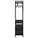 Guardaroba Rovere nero 89 x 39 x 184.5 cm Legno multistrato - Foto miniatura 6