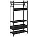 Guardaroba Rovere nero 89 x 39 x 184.5 cm Legno multistrato - Foto miniatura 7